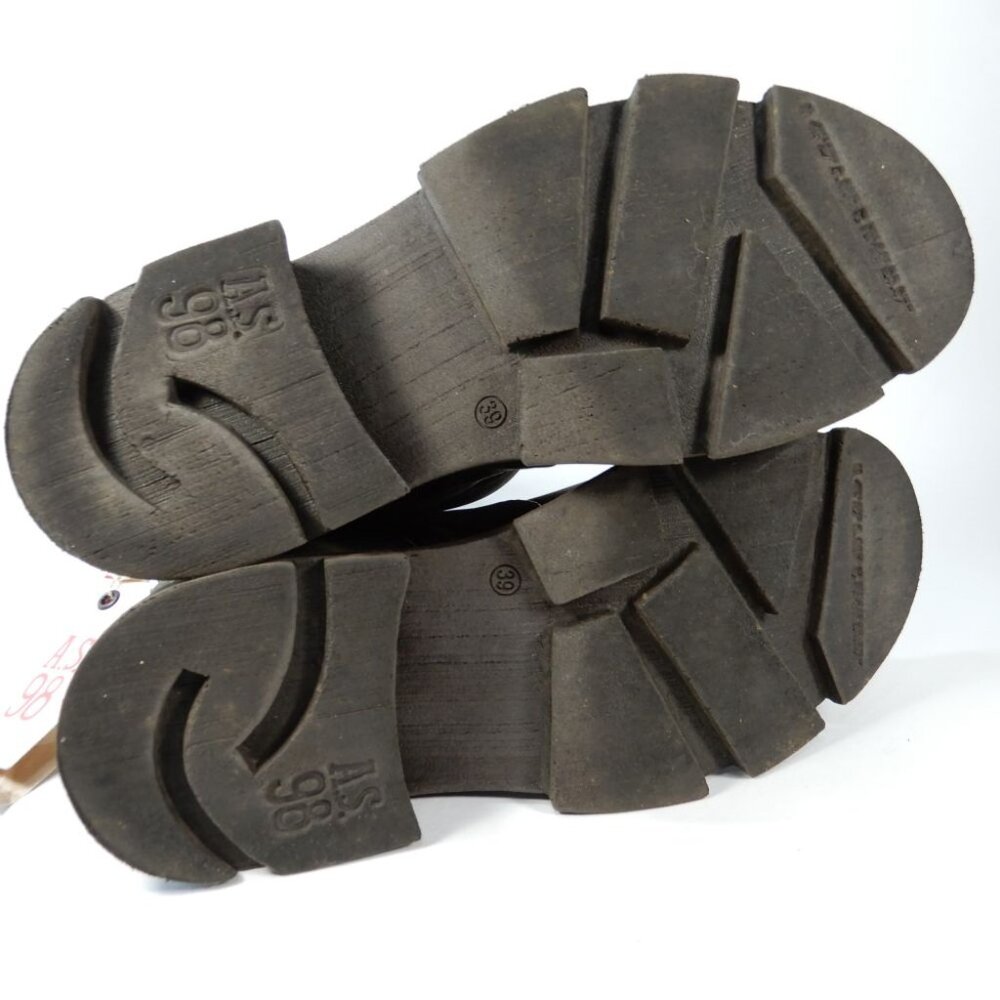 A.S.98 Linder Chunky Platform BOOTS Size 39 8.5 9 Green Leather NEW $399 - Picture 10 of 14